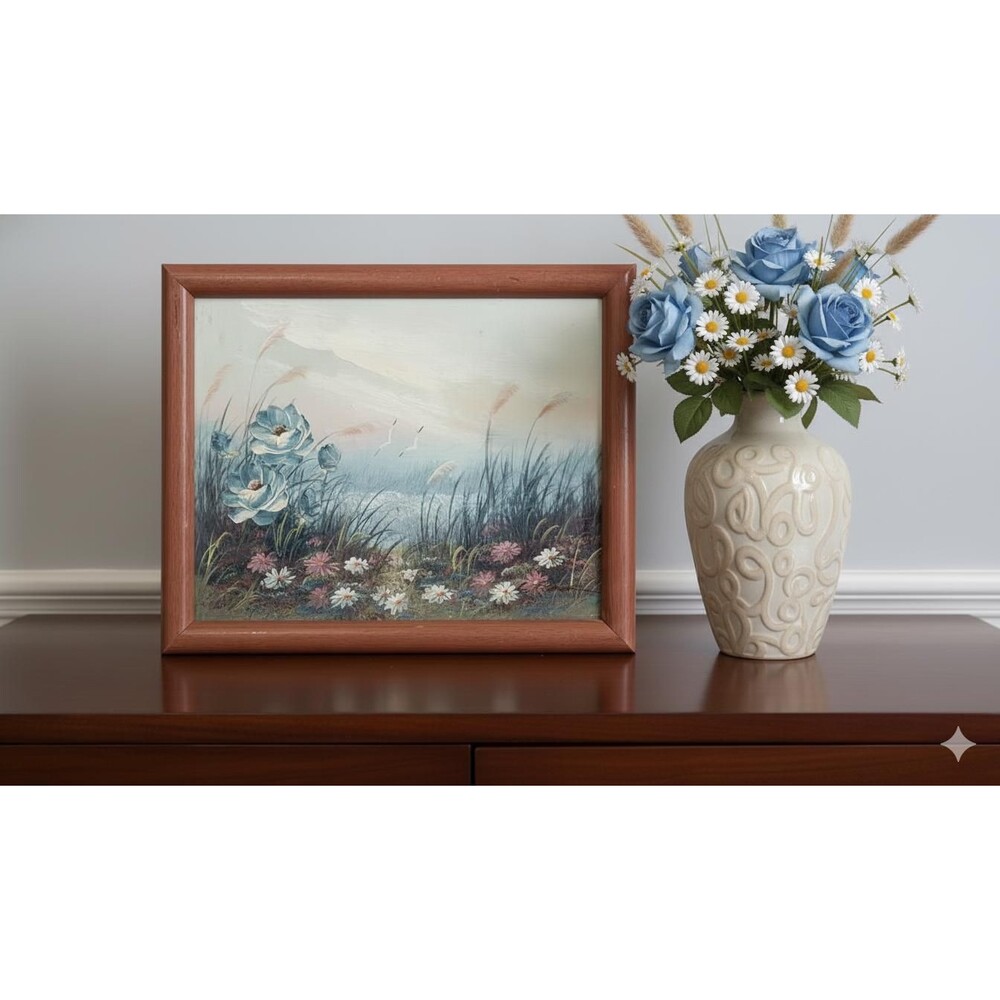 Vintage 9x11" Original Oil Painting on Canvas Board | Signed Gossett
